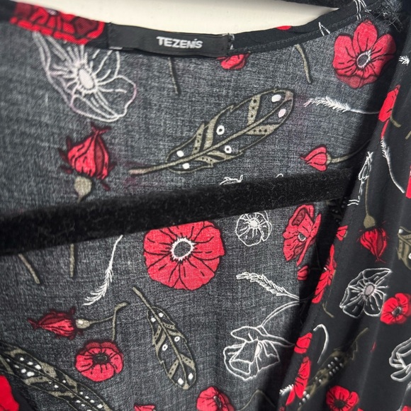 TEZENIS, Bell Sleeves Rose Floral Print - Picture 7 of 9